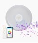 Plafón LED Bluetooth Radio 36w – CCT+RGB - AtrapatuLED