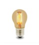 Bombilla LED G45 4w Ambar E27